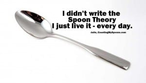 I didn't write The Spoon Theory