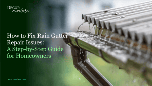 rain gutter