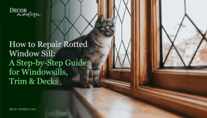 How to Repair Rotted Window Sill