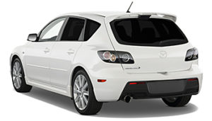 5 deurs auto met vaste ruit achter portieren