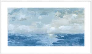 Silver Blue Sea - 10cm Mount Board