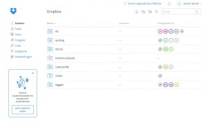 Dropbox im Browser