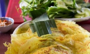 Bánh xèo thơm ngon giòn rụm.