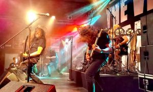 The Very End live on stage at Kulttempel Oberhausen support for Midnight together with Phantom Corporation