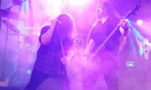 The Very End live on stage at Kulttempel Oberhausen support for Midnight together with Phantom Corporation