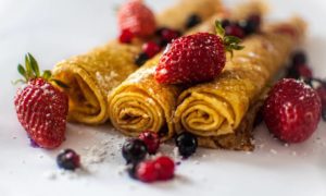 Crêpes mit Kokosblütenzucker