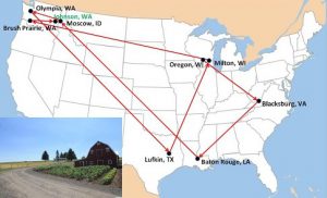 The Bald Butte Lavender Farm's journey to Johnson, Washington.