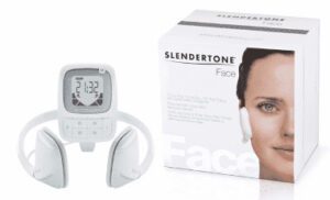 contenu de la boîte du slendertone face pour l'électrostimulation visage