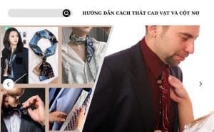 Cách cột nơ bằng khăn lụa tạo điểm nhẫn