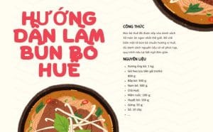 Hướng dấn làm bún bò Huế