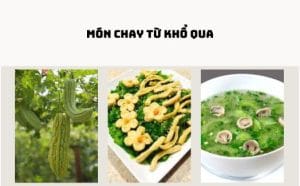 Món chay từ khổ qua.