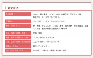 カテゴリー表示