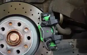 Porsche break pad maintenance and repair