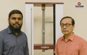 TT-UTM50 Universal Testing Machine installed at Al Manar Pipes Factory Saudi Arabia