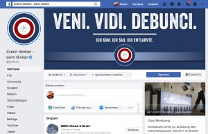 ZDDK - die Facebook-Seite von Mimikama
