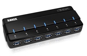 Luxuriöses USB-3.0-Hub mit 6 Anschlüssen