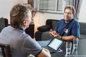 Michael Scharfenberger - ehemals Markt & Technik - erzählt über Computerzeitschriften von früher