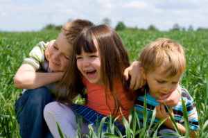 children playing