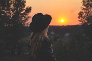 Woman Sunset
