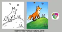 Free Printable Fox Coloring Pages – 65+ Cute & Realistic Sheets