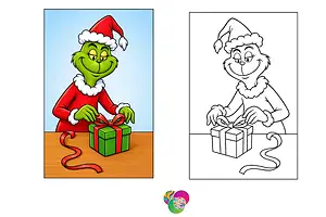 Fun Grinch Christmas Coloring Pages Free PDF Sheets