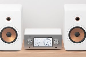 A Hi-Fi system with a TouchGFX UI