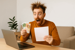 Diseñador freelance sorprendido al pagar más cuota que lo que cobró por una web
