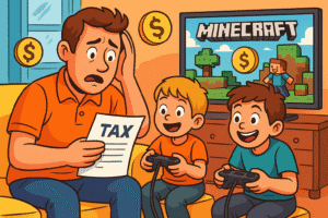 minecraft-hijos-dinero-padre-impuestos