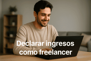 DECLARAR INGRESOS COMO FREELANCER