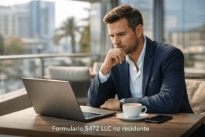 Formulario 5472 LLC no residente