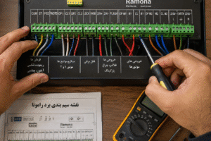 نقشه سیم بندی برد رامونا