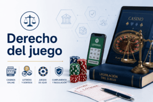 Infografía sobre el marco legal del juego responsable y protocolos de seguridad técnica según la normativa europea.