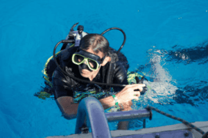 Práctica buceo piscina 