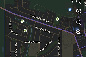 Evaluation map for the western Hobartville residential extension via Londonderry Road and Southee Road.