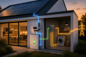 Thuisaccu koppelen aan zonnepanelen: hoe werkt dat?
