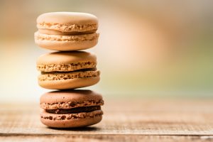 Macarons as a wedding cake alternative. 