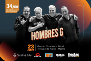 Concierto de Hombres G en recinto ferial Torrejón de Ardoz
