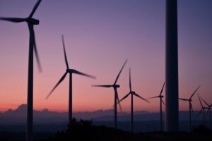Windmills that generated electric that can be used later.