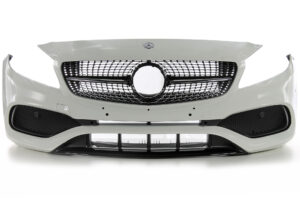 MERCEDES A KLASA W176 PO LIFCIE ZDERZAK AMG BIAŁY