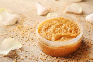 Sugar is a great natural scrub for acne prone skin