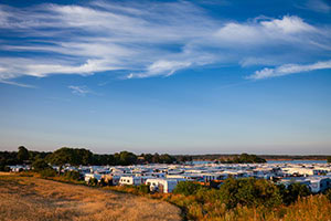A caravan park on a summers day - The Days Of The Traditional Drain Down Are Numbered