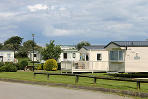 holiday park in the winter, insurance risks