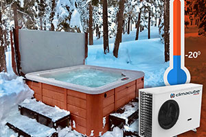 Climacube Polar - energy efficient spa water heating