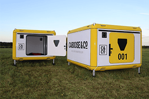 caboose glampsite pods