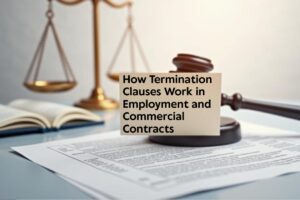 How Termination Clauses Work in Employment and Commercial Contracts