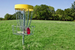 disc golf basket