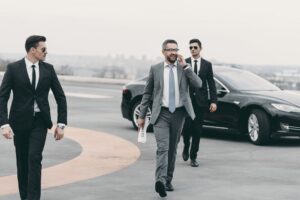 VIP With Private Close Protection Officers