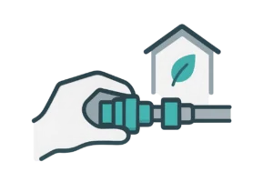 Podłączenie szamba betonowego z szybkozłączką – montaż