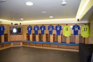 Chelsea FC locker room