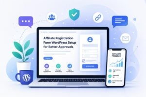 affiliate registration form wordpress